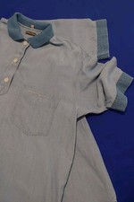 POLO SHIRT unisex vintage '80s EMPORIO ARMANI tg.S ampia S/M  made in Italy rare
