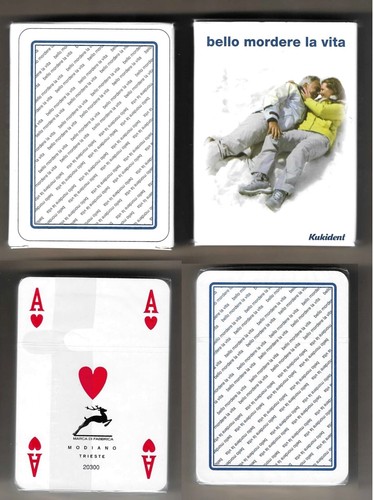 Mazzo carte gioco poker - da,