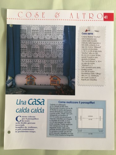 Schema punto croce una - schema,