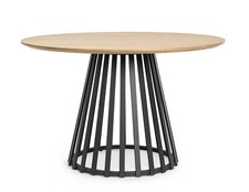 tavolo tondo ferro legno