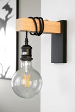 applique moderna parete vintage corridoio camera da letto bagno interno legno