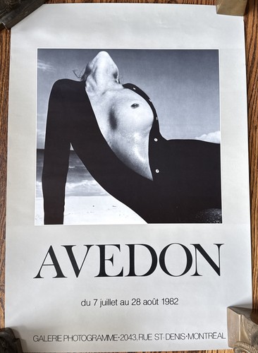 Poster avedon 1982 montreal - poster,