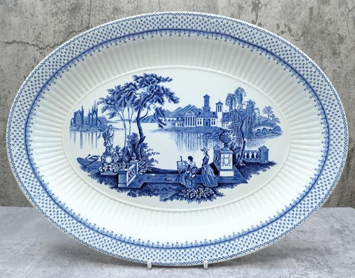 Adams minuet blue white oval - adams,