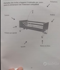 Letto elettrico per disabili marca Wimed