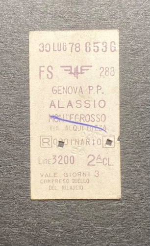 Biglietto ticket treno - ticket,