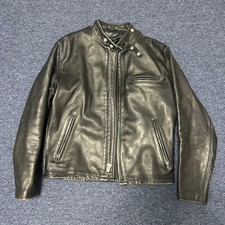 Black leather jacket for
