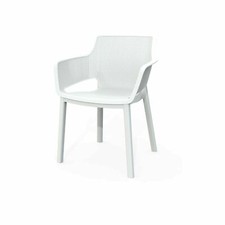 Sedia in Resina con Braccioli poltrona da giardino, Modello Elisa KETER