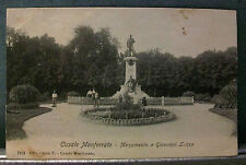 CASALE MONFERRATO - Monumento a Giovanni Lanza [picc., b/n., viagg.