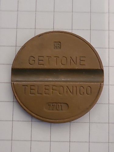 Gettone telefonico 7701 - gettone,