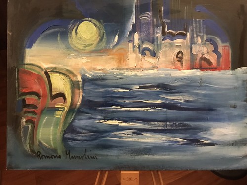 Quadro olio tela romano - olio,