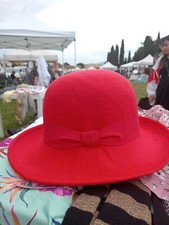 Cappelli donna feltro rosso - in,