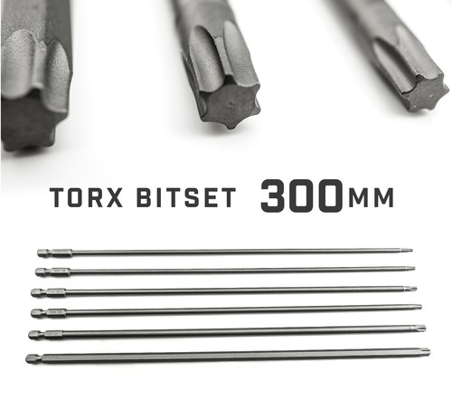 Torx set bit lunghi - set,