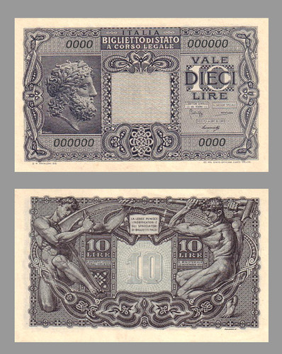 Lire dieci biglietto - 10,