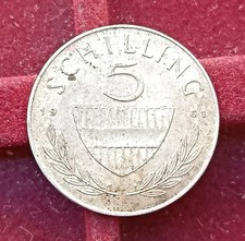 5 Schilling 1961 Argento- Austria