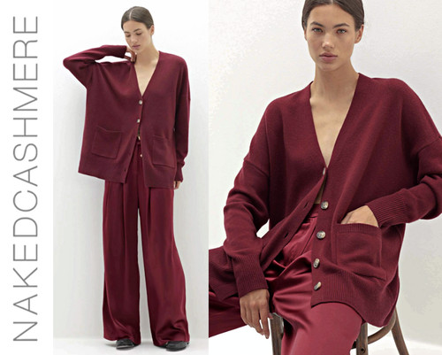 Cardigan nudo cashmere - in, con