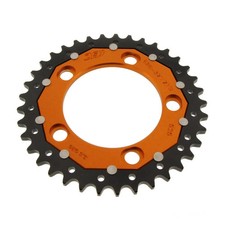 Pignone ZF Dual 37Z divisione 525 arancione ZFD-898-37-ORG per KTM RC8 1190 08-11