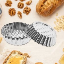  10 PCS Stampini Crostatine Stampo Per Crostata Torta Crostate All'uovo