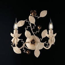 Vintage Ivory Gold 2 Light