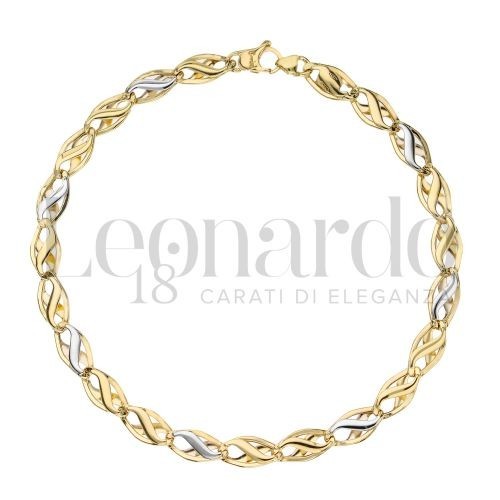 Bracciale uomo catena - catena, piatta