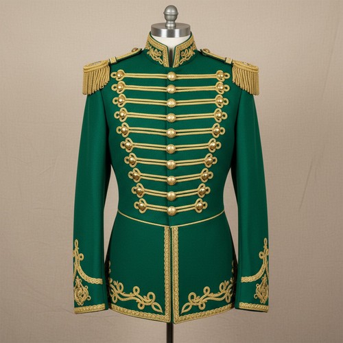 Giacca ussaro militare verde