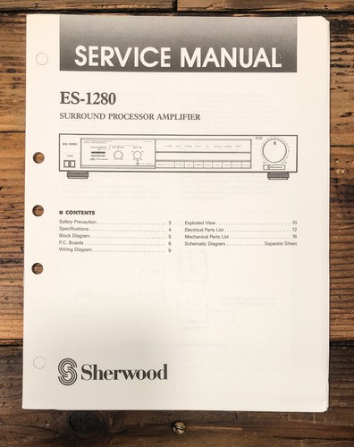 Sherwood 1280 amplificatore - es-1280,
