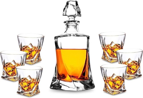 Bottiglie bicchieri whisky - e,