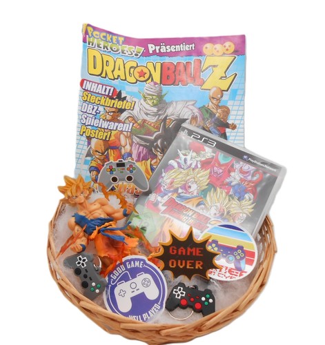 Cesto regalo ps3 - "ps3, dragonball