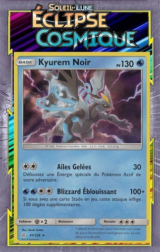 Kyurem holo sl12 éclipse - kyurem, sl12:Éclipse