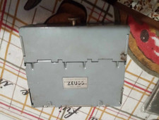 Mini schedario brevettato da tavolo in metallo VINTAGE schedario  zeuss 125/a7