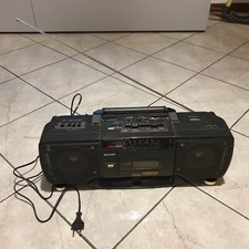 Sharp WQ-T238H Ghettoblaster Double Twin Cassette STERO VINTAGE-visto e piaciuto