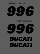 KIT Adesivi Stickers compatibili DUCATI 996 Superbike DESMOQUATTRO replica 