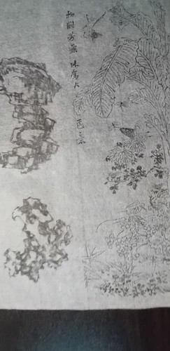 Antico disegno china - in,