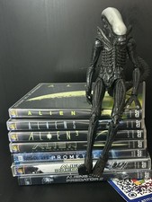 ALIEN SAGA + vs PREDATOR + PROMETHEUS  + FIGURE 7 DVD ITA Collector in italiano