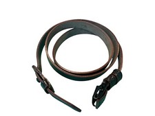 MAUSER K98 98K M48 FUCILE PELLE FUCILE IMBRACATURA MARRONE SCURO - MARCATO/DATATO