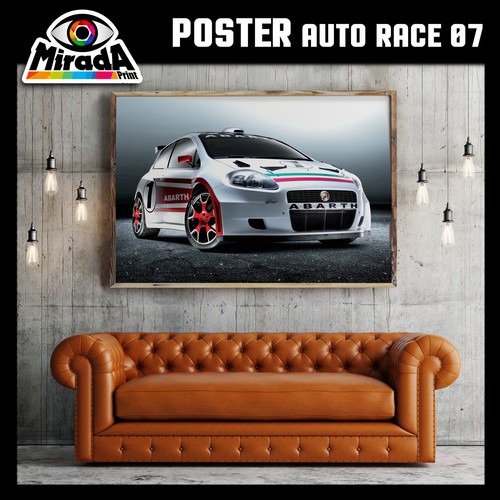 Poster auto race punto - poster,