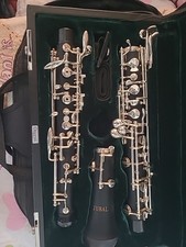 Oboe nuovo (usato 1 volta) con corpo in bachelite completo di custodia