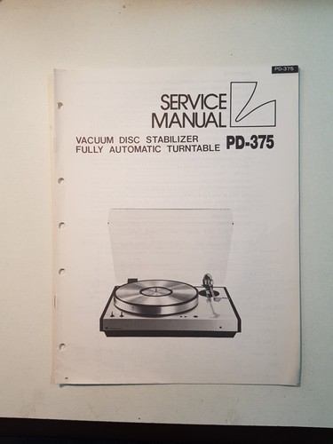 Luxman 375 manual service - pd,