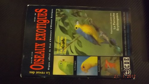 Revue oiseaux exotiques - gc,