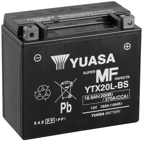 Batteria yuasa ytx20l - batteria, moto