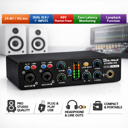 Bolanle studio 2i2 - bolanle, interfaccia