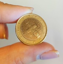 MONETA 1 euro Cipro Kibris 2008 rarissima in ottime condizioni e da collezione