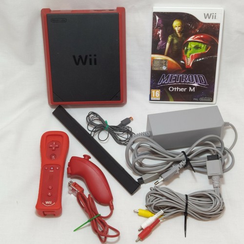 Nintendo wii mini rossa - nintendo,