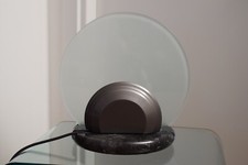 Lampada da tavolo Skipper Gong Design Bruno Gecchelin 1982 anni '80 Pollux Marmo