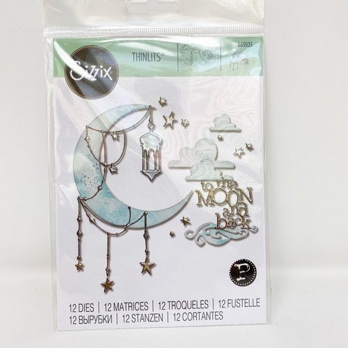 Sizzix thinlits moon back di - moon,