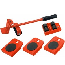 SOLLEVATORE SOLLEVA MOBILI RUOTA 4 PIASTRE 150 KG SPOSTARE SOLLEVARE MOBILE CASA