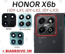 VETRINO VETRO FOTOCAMERA POSTERIORE CAMERA x HUAWEI HONOR X6B + BIADESIVO 3M