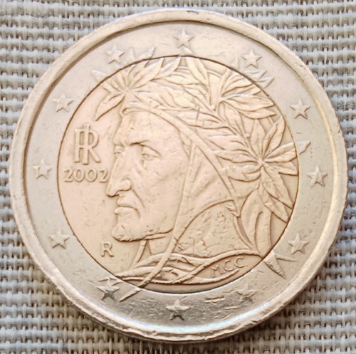 Moneta euro dante alighieri - euro,