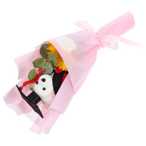Peluche flower bouquet laurea - ,