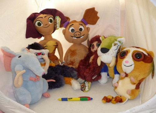Peluche croods orso gufo - peluche, 30cm