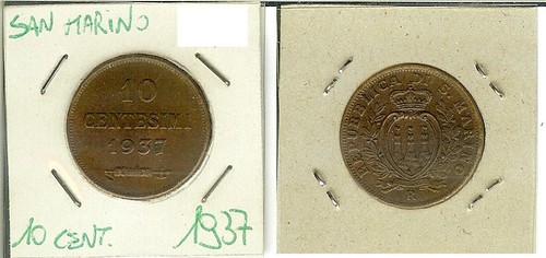 San marino centesimi 1937 - san,